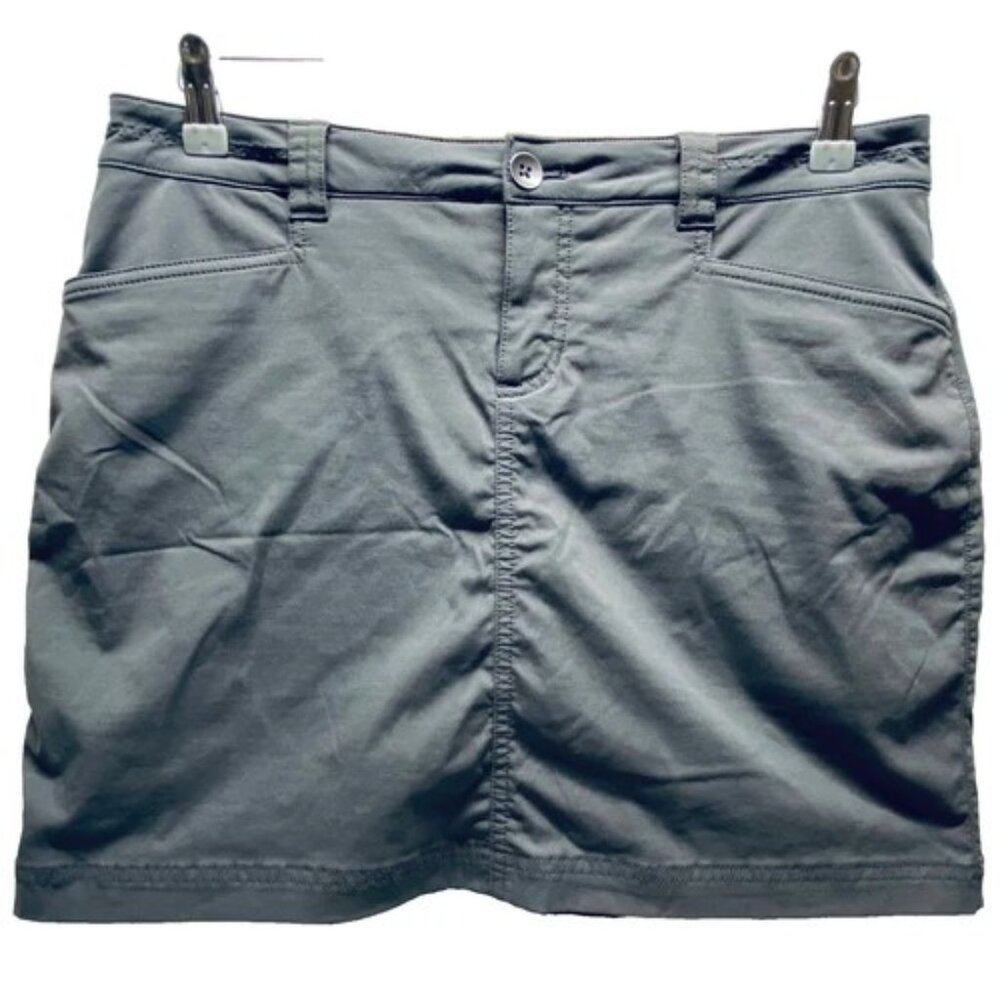 Eddie Bauer Skort Women's 8 Gray Adventurer 2.0 Outdoors‎ Activewear Shorts EUC